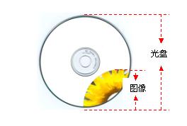 打印在光盘的图像偏移