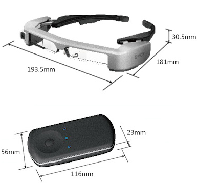 爱普生智能眼镜产品规格 - Epson BT-350产品功能