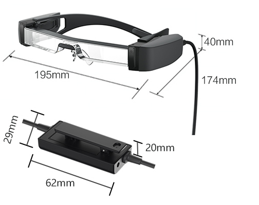 爱普生智能眼镜产品规格 - Epson BT-40产品功能