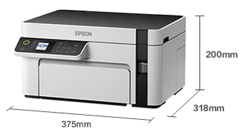 产品外观尺寸 - Epson M2118 产品规格