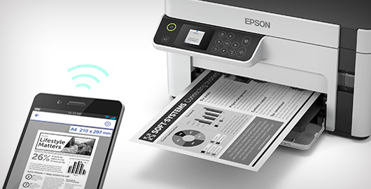 配备无线网络功能，手机轻松打印 - Epson 2128产品功能