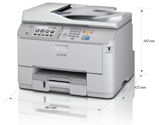 产品外观尺寸 - Epson WF-M5693产品规格