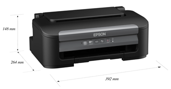 产品外观尺寸 - Epson WF-M1030 喷墨机产品规格