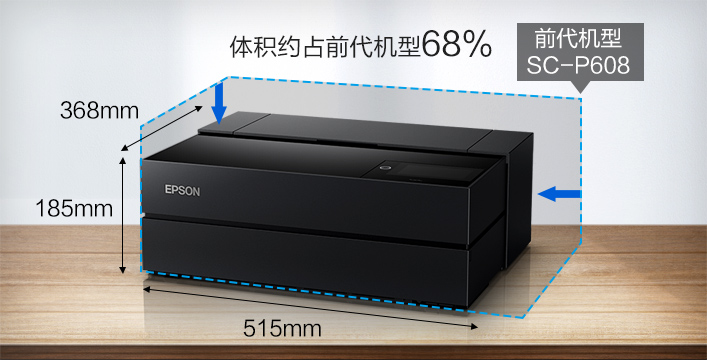 造型小巧，外观时尚 - Epson SC-P708产品功能