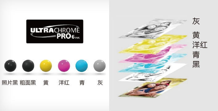 爱普生“活的色彩PRO”颜料墨水 - Epson SC-P8580D产品功能