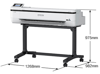 产品外观尺寸 - Epson SureColor T5180M产品规格
