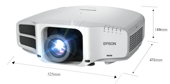 产品外观尺寸 - Epson CB-G7100 NL产品规格