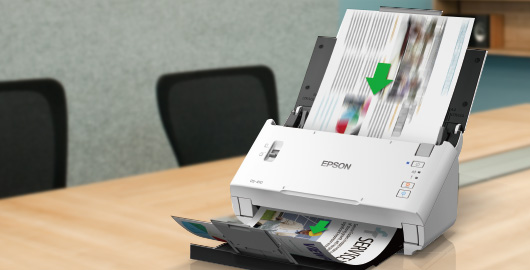 高速馈纸，提升效率 - Epson DS-410产品功能