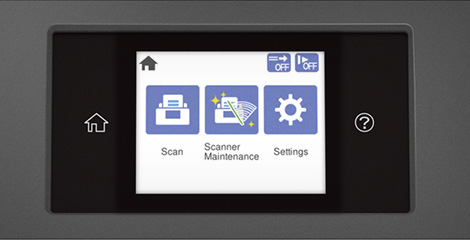 2.7”LCD触摸屏 - Epson DS-30000产品功能