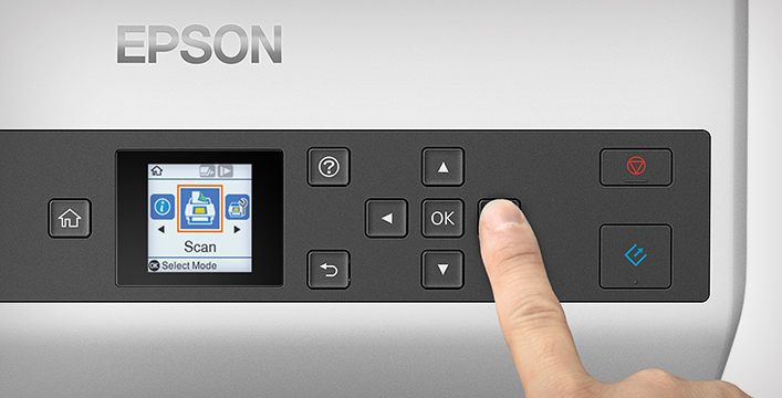 彩色LCD显示屏 便捷的任务选择 - Epson DS-970workstation产品功能