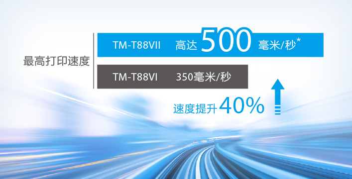超高速打印 - Epson TM-T88VII产品功能