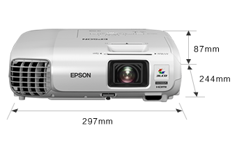 产品外观尺寸 - Epson CB-950WH产品规格