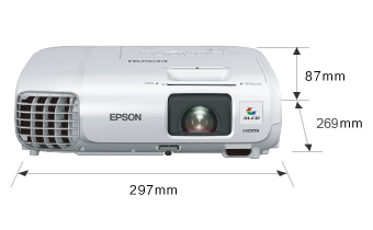 产品外观尺寸 - Epson CB-965H产品规格