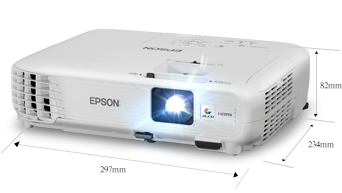 产品外观尺寸 - Epson CB-S04E产品规格