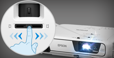 水平梯形校正滑钮设计 - Epson CB-U32产品功能