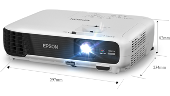 产品外观尺寸 - Epson CB-W04产品规格