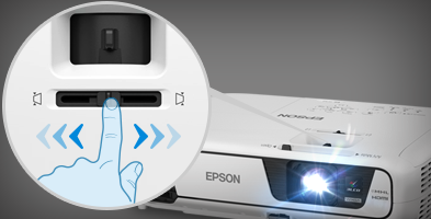 水平梯形校正滑钮设计 - Epson CB-W32产品功能