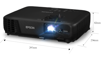 产品外观尺寸 - Epson CB-X31E产品规格