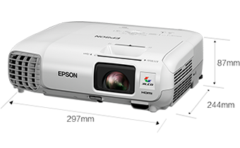 产品外观尺寸 - Epson CB-X30产品规格