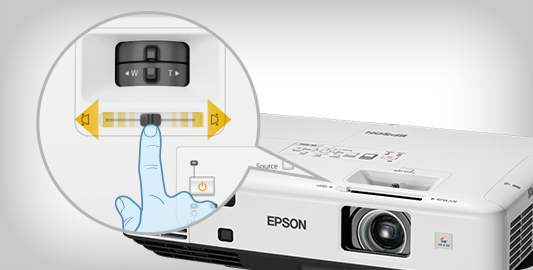 水平梯形校正滑钮 - Epson EB-C735X产品功能