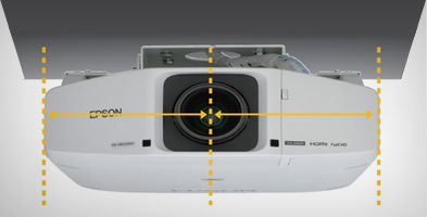 中置镜头 - Epson EB-Z9805W产品功能