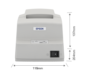 产品外观尺寸 - Epson TM-T58产品规格