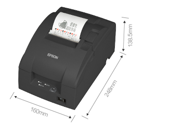 产品外观尺寸 - Epson TM-U330产品规格